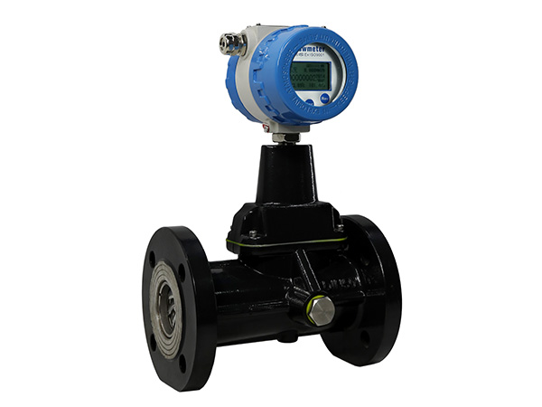 Spiral vortex flowmeter