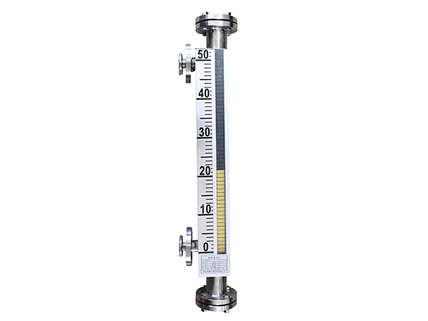 Magnetic flap level gauge